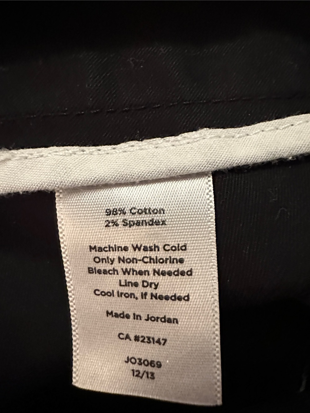 Talbots Black Women's capris with zipper - Picture 6 of 7